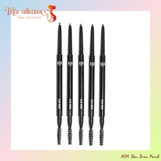 Chì kẻ mày đầu tròn mảnh AOA Slim Brow Pencil