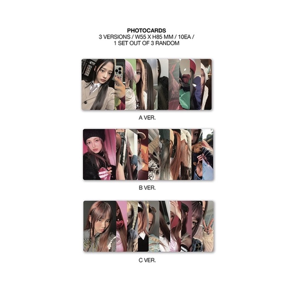 Hộp quà Card off NewJeans