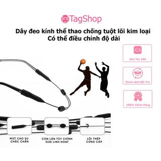 Dây đeo kính chơi thể thao - Dây đeo kính thể thao lõi kim loại có nút điều chỉnh thông minh
