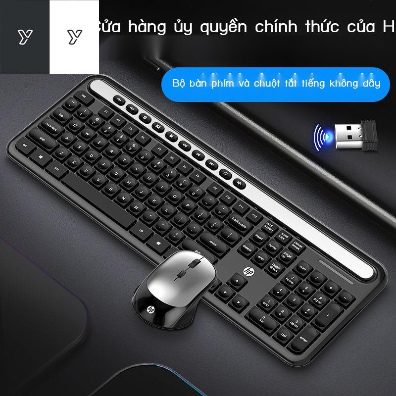 ✖Bộ bàn phím và chuột không dây HP/HP máy tính để xách tay đa năng tắt tiếng văn phòng tại nhà