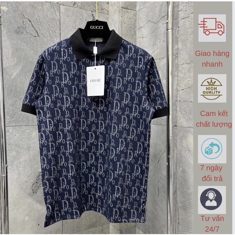 Áo POLO vải dệt vân nhũ bản SUPPER hàng QC cao cấp ( chuẩn hình ảnh 100%)