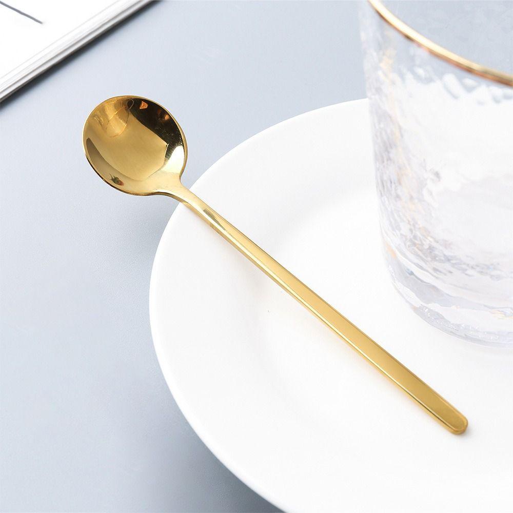 Muỗng Cà Phê Bằng Thép Không Gỉ Thiết Kế Nhỏ Gọn Tiện Dụng