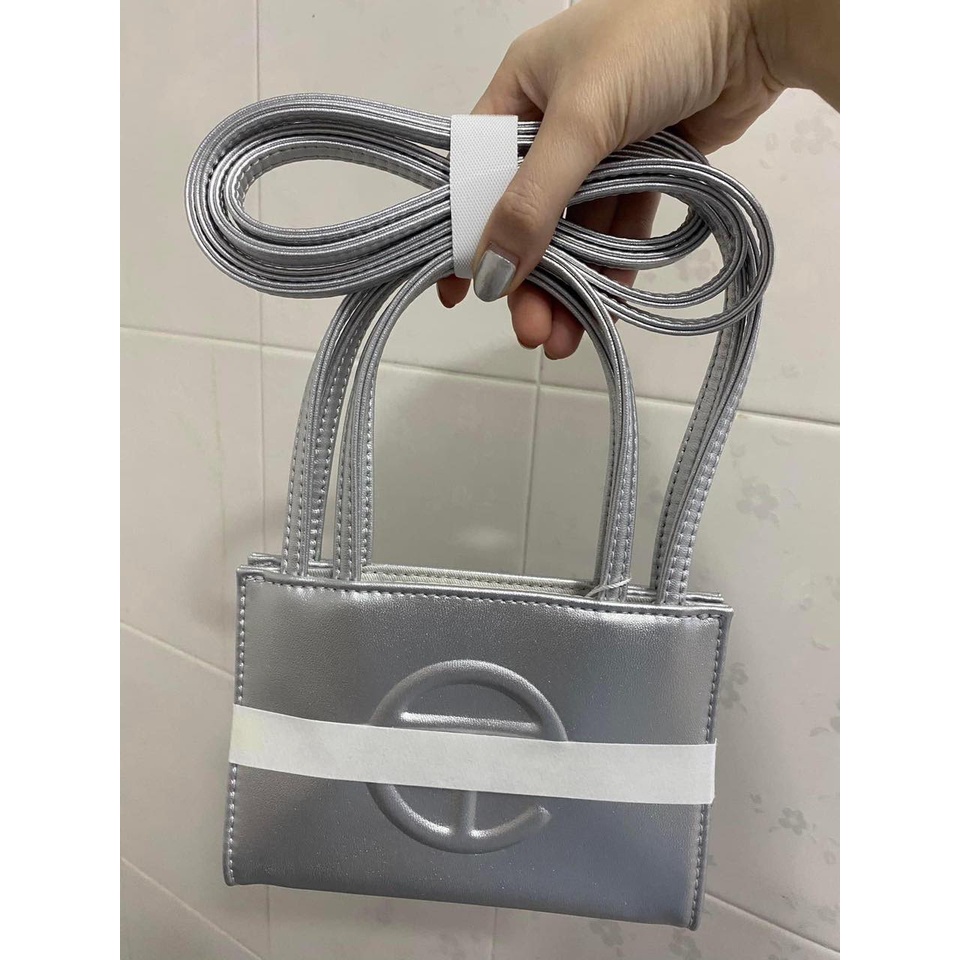 Túi TELFAR Full Túi Vải logo size17cm