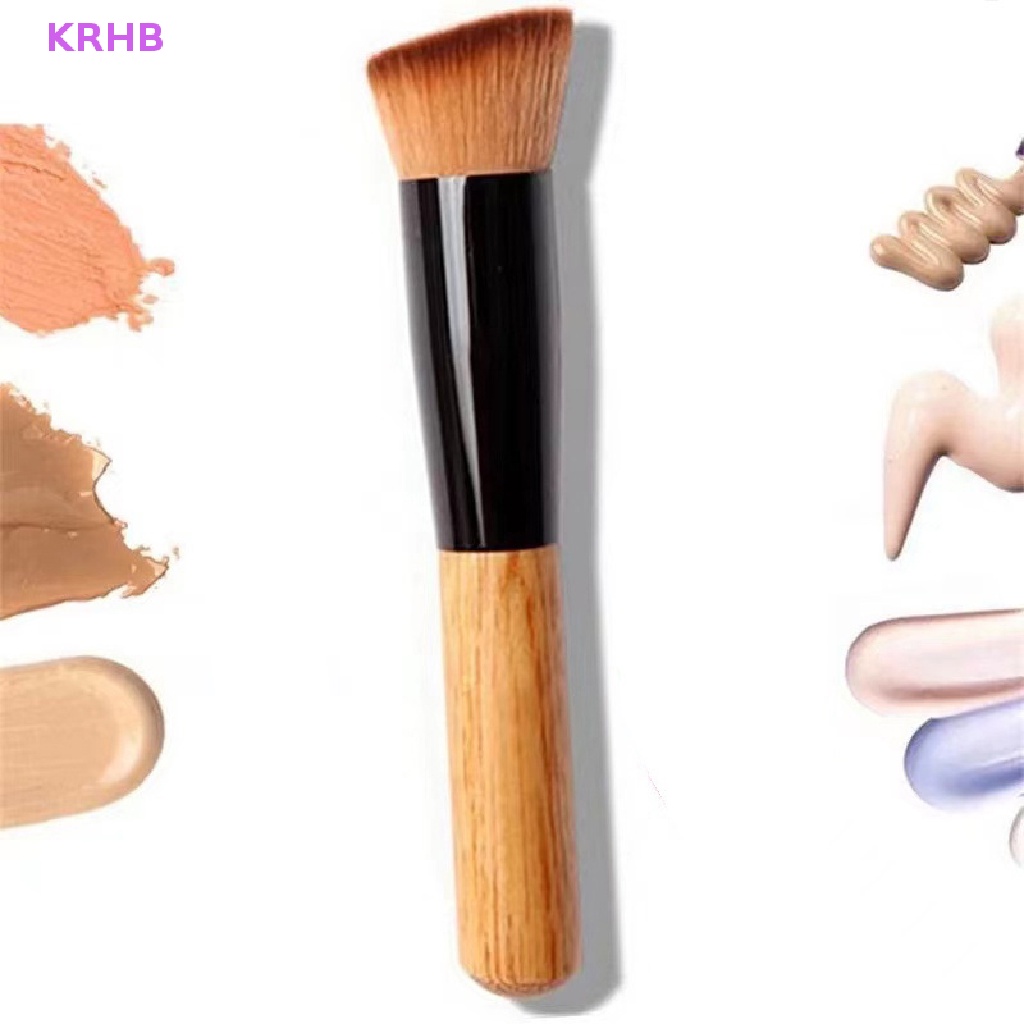 Cọ Trang Điểm KRHB Tay Cầm Bằng Gỗ Tiện Dụng Chất Lượng Cao Mới