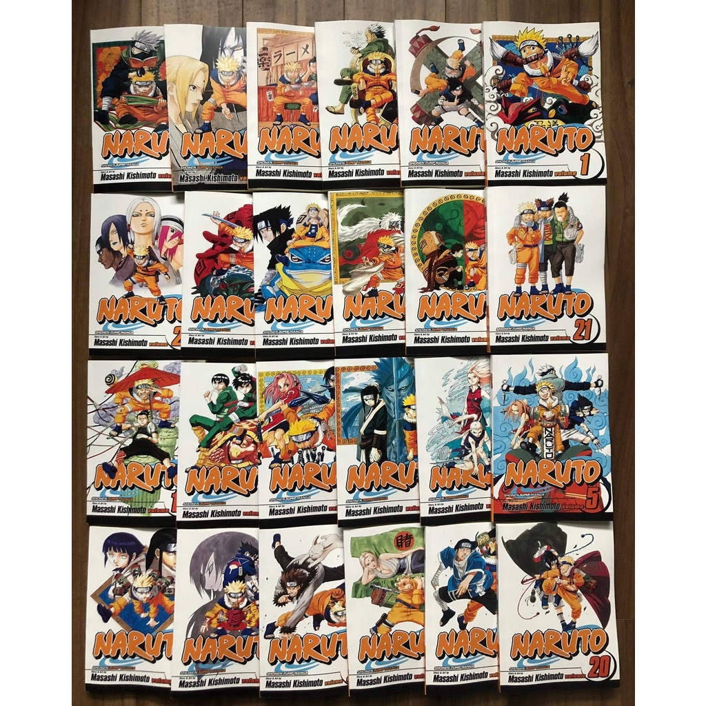 Naruto bộ in tiếng anh 6 phần