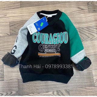 Áo bé trai lót nỉ