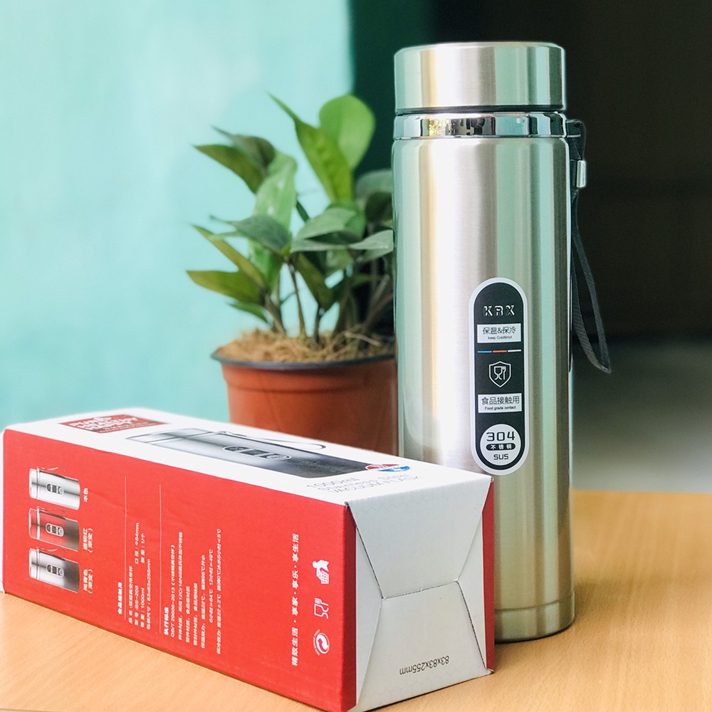 Bình Giữ Nhiệt Nóng Lạnh Inox 304 cao cấp Bình Lưỡng Tính dung tích 1500ml