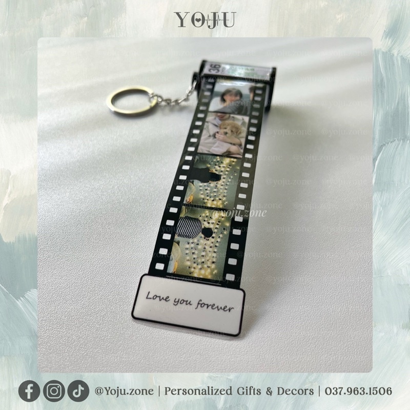 Móc Khóa Film Yoju.zone In 9 Hình Kỉ Niệm 🌸 Quà Sinh Nhật Handmade Độc Đáo Từ Cuộn Phim 🌸 -