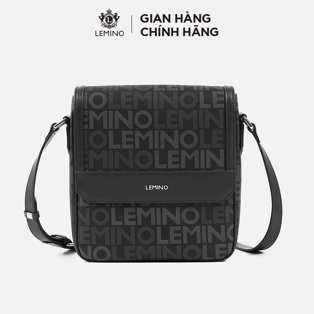 Túi Đeo Chéo Nam Lemino Monogram Canvas LE15003