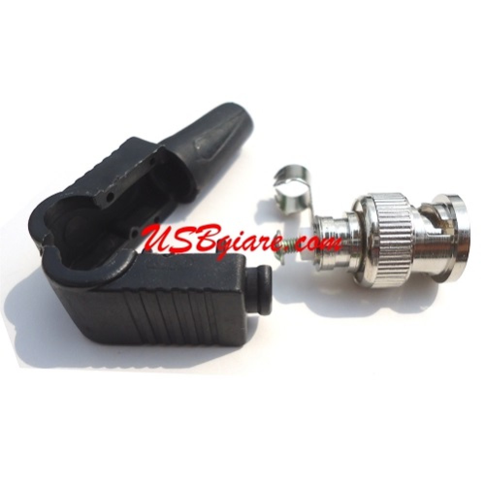 ĐẦU BNC CAMERA JACK NHỰA GÓC VUÔNG
