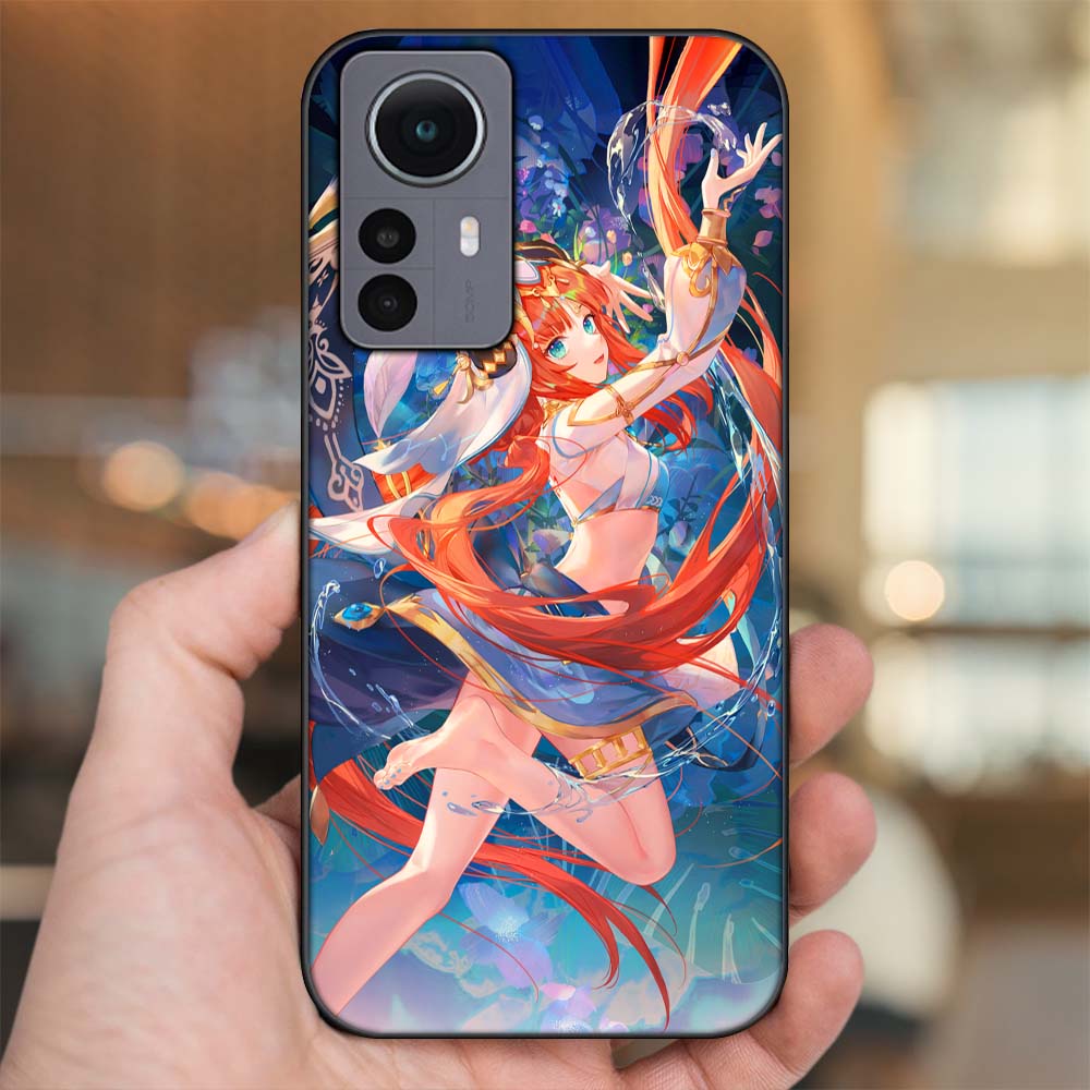 Ốp lưng Xiaomi 12 Pro 5G viền đen in hình Nilou Genshin Impact