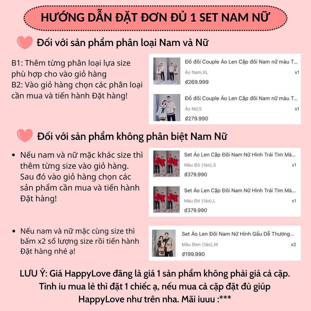 Set Đồ Đôi Couple Áo Khoác Dạ Cặp Đôi Nam Nữ Màu Trắng Hàn Quốc Cực Sang Hàng Quảng Châu Cao Cấp HAPPYLOVE H39
