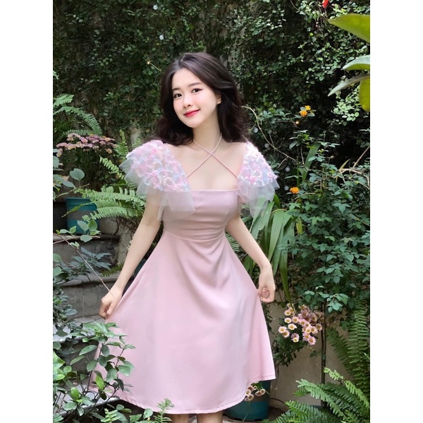 Váy Thun Công Sở Sang Chảnh Cổ Cao Hack Dáng Dài Tay - Ellie Dress