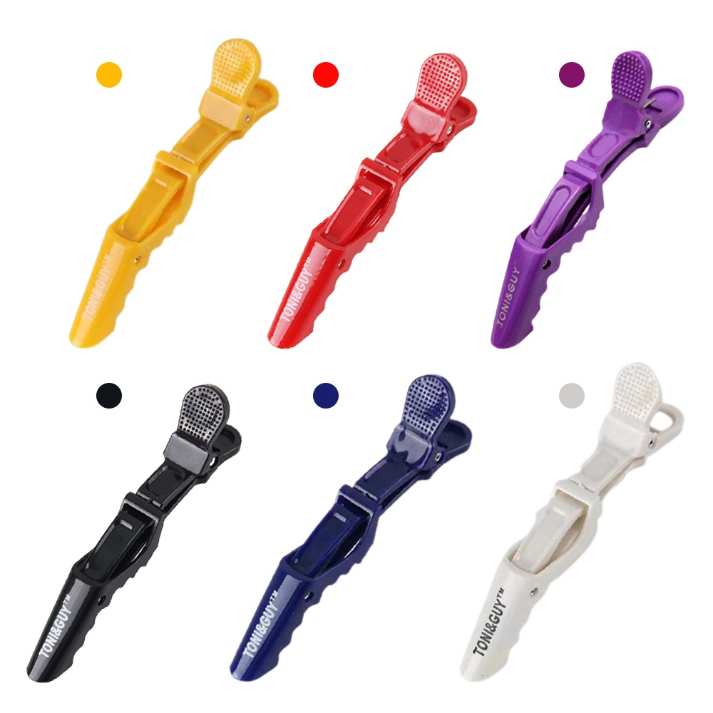 Set 6 Kẹp Tóc Mỏ Vịt Bằng Nhựa Nhiều Màu Sắc