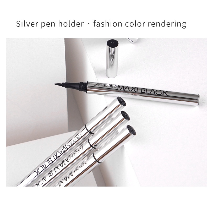 1 Bút Kẻ Mắt WEANIA Màu Đen Mượt Mà Chống Nước Chống Mồ Hôi Nhanh Khô Không Nhòe