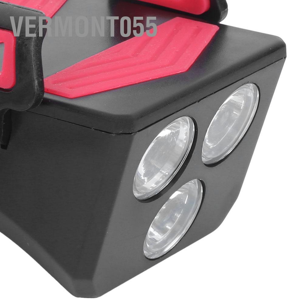 Vermont055 FH‑5501 Giá đỡ điện thoại di động dành cho xe đạp Đèn pha Còi sạc Phụ kiện đi 4 trong 1