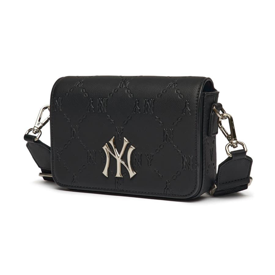Túi MLB dáng hộp size 20 dây đeo bản to nam nữ dáng thể thao hàng xuất dư loại 1 full hộp tag