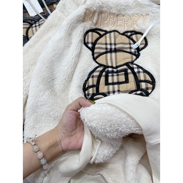 ÁO KHOÁC LÔNG THỤNG GẤU BBR 2 MÀU lương su shop