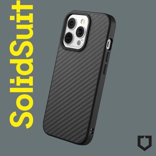 Ốp lưng Solidsuit chống sốc Rhinoshield vân Carbon - Carbon Fiber cho iPhone