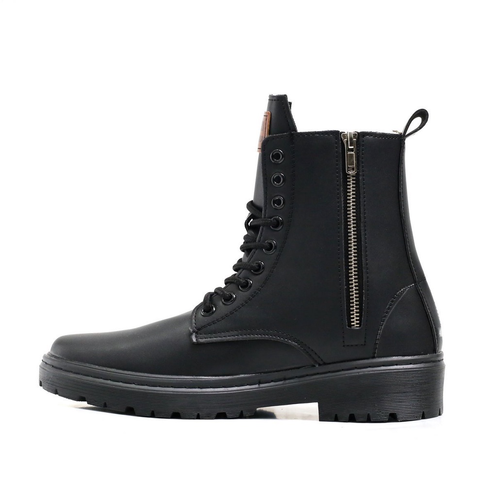 Chunky Combat Boots thời trang MĐ G1105 da lì chống nhăn, đế cao