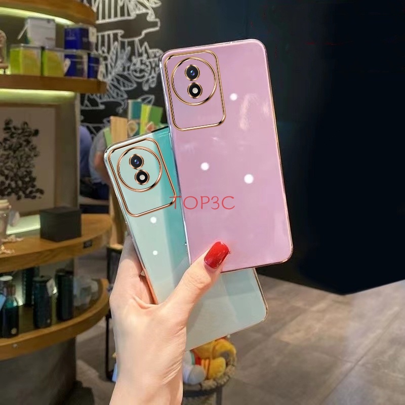 Ốp lưng Vivo Y02 Ốp Điện Thoại Viền Thẳng Thời Trang Cho Vivo Y02 Y02S Y15S Y01 Y16 Y22 Vivo Y22S U10 Y17 Y15 Y12 Y11 Y35 ZB