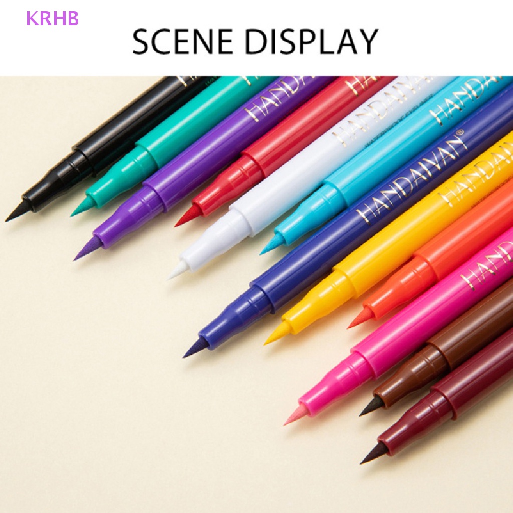 Bút Kẻ Mắt Dạng Lỏng 11 Màu Sắc Tùy Chọn Chống Nước Tiện Dụng