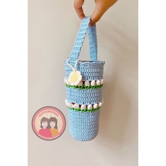 (Inbox size ly) Túi đựng ly hoa Tulip - full ly