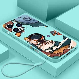 Ốp Điện Thoại Silicon Hình Phi Hành Gia Cho IPhone 14 Plus / 14 Pro 11 Pro Max 7 Plus 8 Plus X XS XR Max SE2 SE 2022
