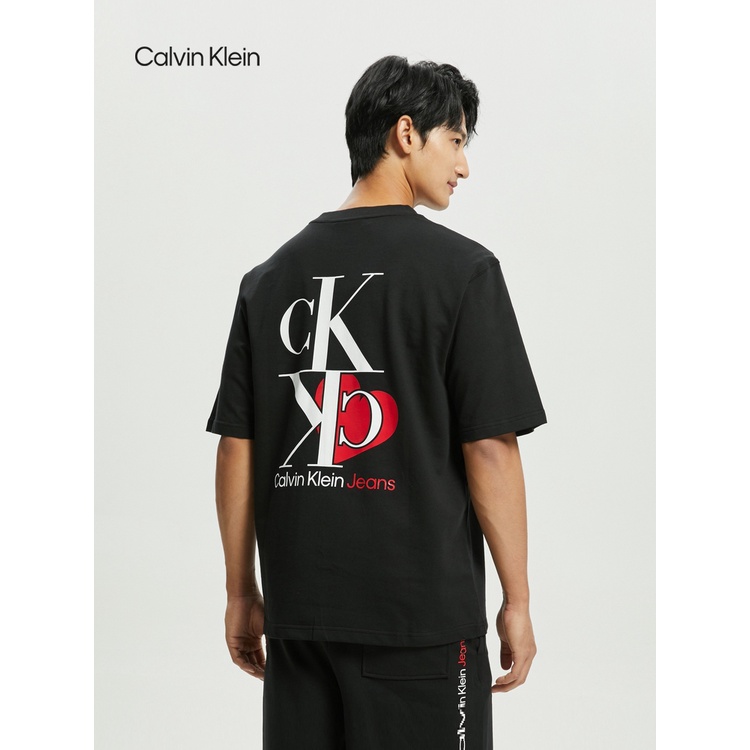 Áo Thun cotton Tay Ngắn In Hình Trái Tim ck Dành Cho Cặp Đôi400174