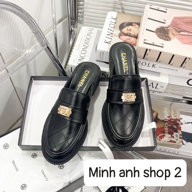 GIÀY SỤC DA TRƠN TRẦN CHỈ SẮC NÉT ĐẾ CHỐNG TRƯỢT 4cm BẢN ĐẸP