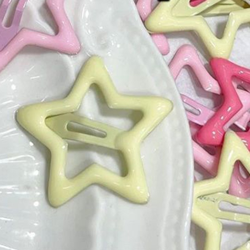 Kẹp Tóc Hình Ngôi Sao Nhiều Màu Sắc Thời Trang