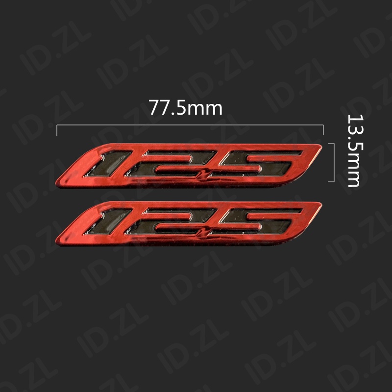 Miếng Dán 3D Trang Trí Xe Máy HONDA Scooter Vario Click Beat PCX Nmax Adv Supra 125 150 125i 150i
