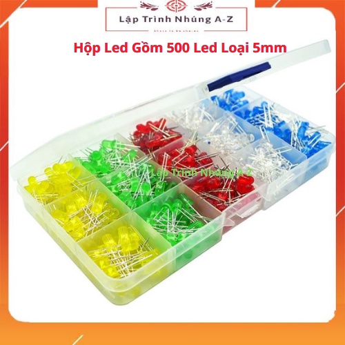 [Lập Trình Nhúng A-Z][G26] Hộp Led Gồm 500 Led Loại 5mm Nhiều Màu