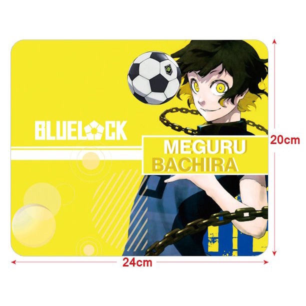 Miếng lót chuột IN HÌNH BLUE LOCK anime chibi tiện lợi xinh xắn kê chuột máy tính