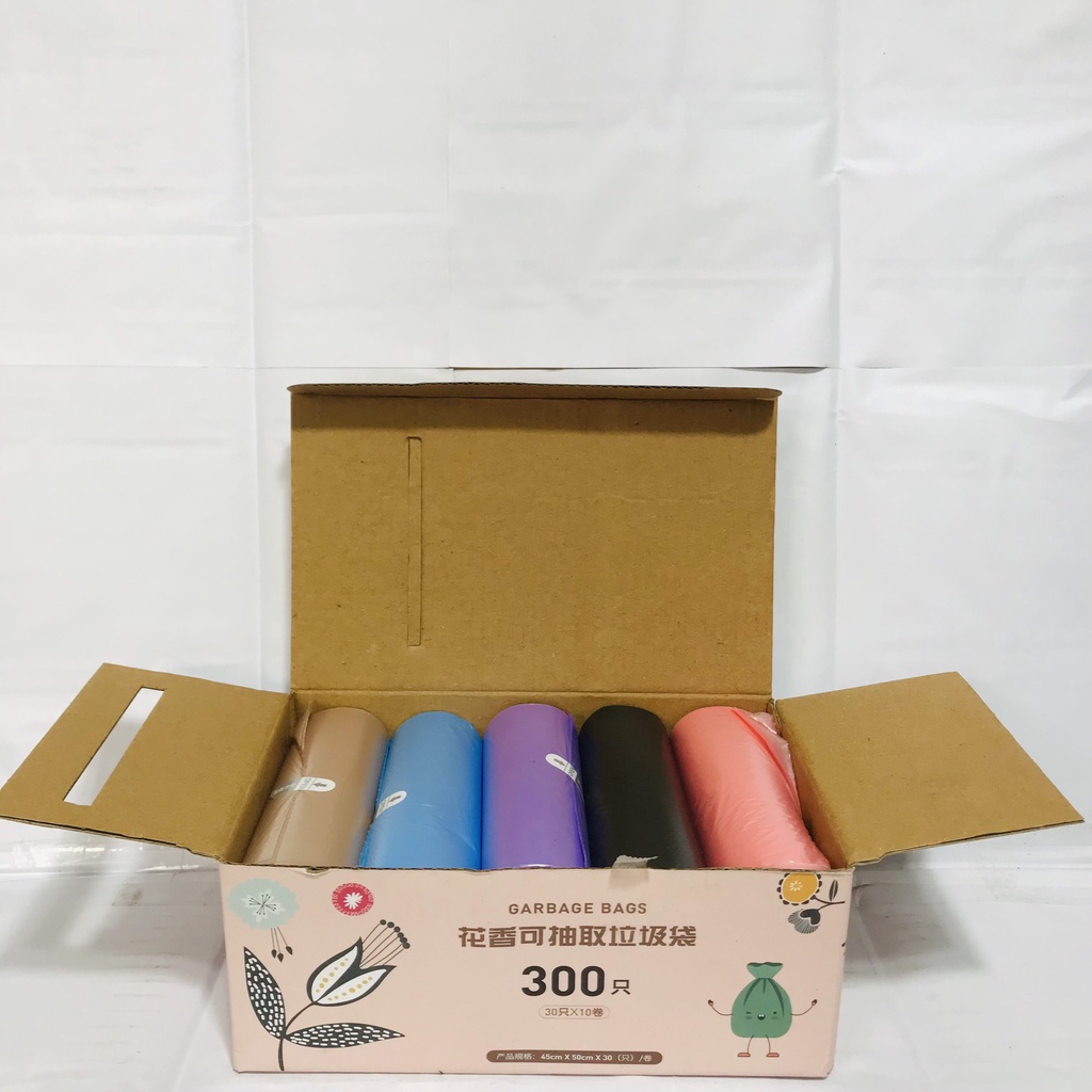 Set 300 túi đựng rác siêu dai tiện lợi kích thước 45x50cm