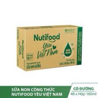 Sữa non công thức Nutifood 180ml thùng 48 hộp