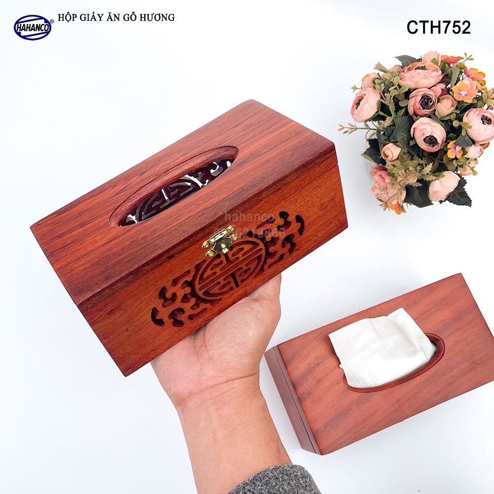 Hộp giấy ăn gỗ hương cỡ lớn (Đủ kiểu dáng) Thiết kế tiện lợi /Đơn giản/Hiện đại nhẹ nhàng