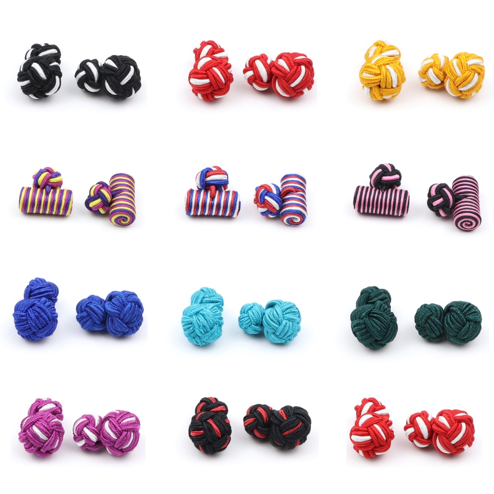 Khuy Măng Sét Dây Bện Thời Trang Cho Áo Sơ Mi Nam