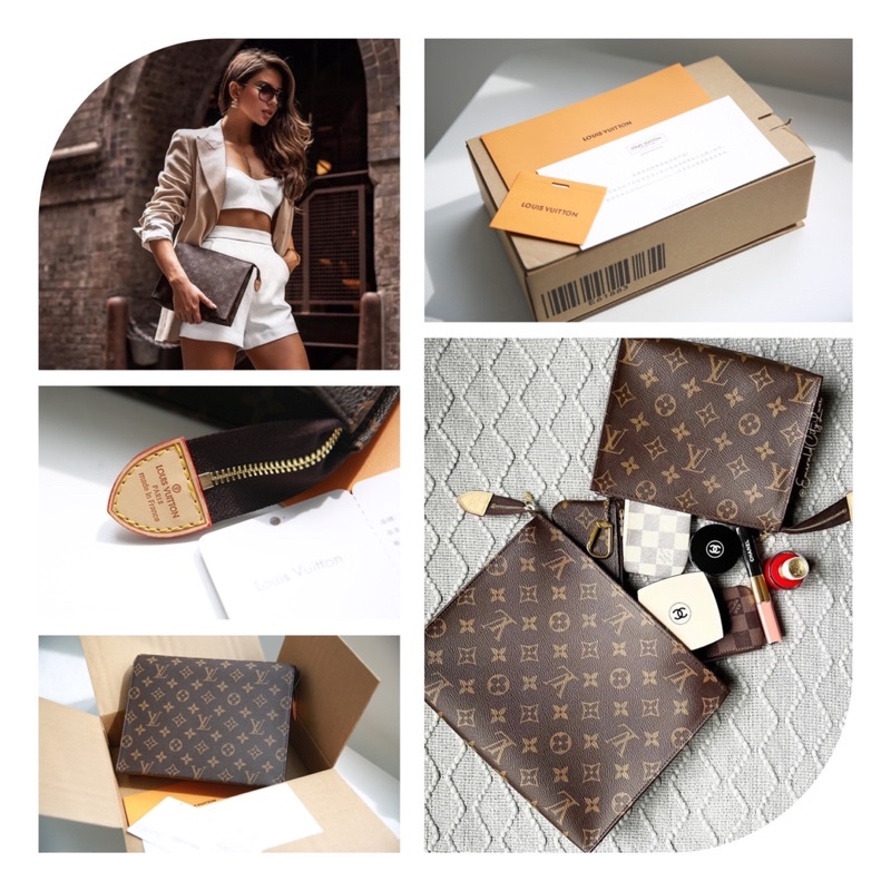 Túi lv clutch nam nữ unisex 2 kích thước, fullbox hàng đẹp, chất lượng, siêu hot