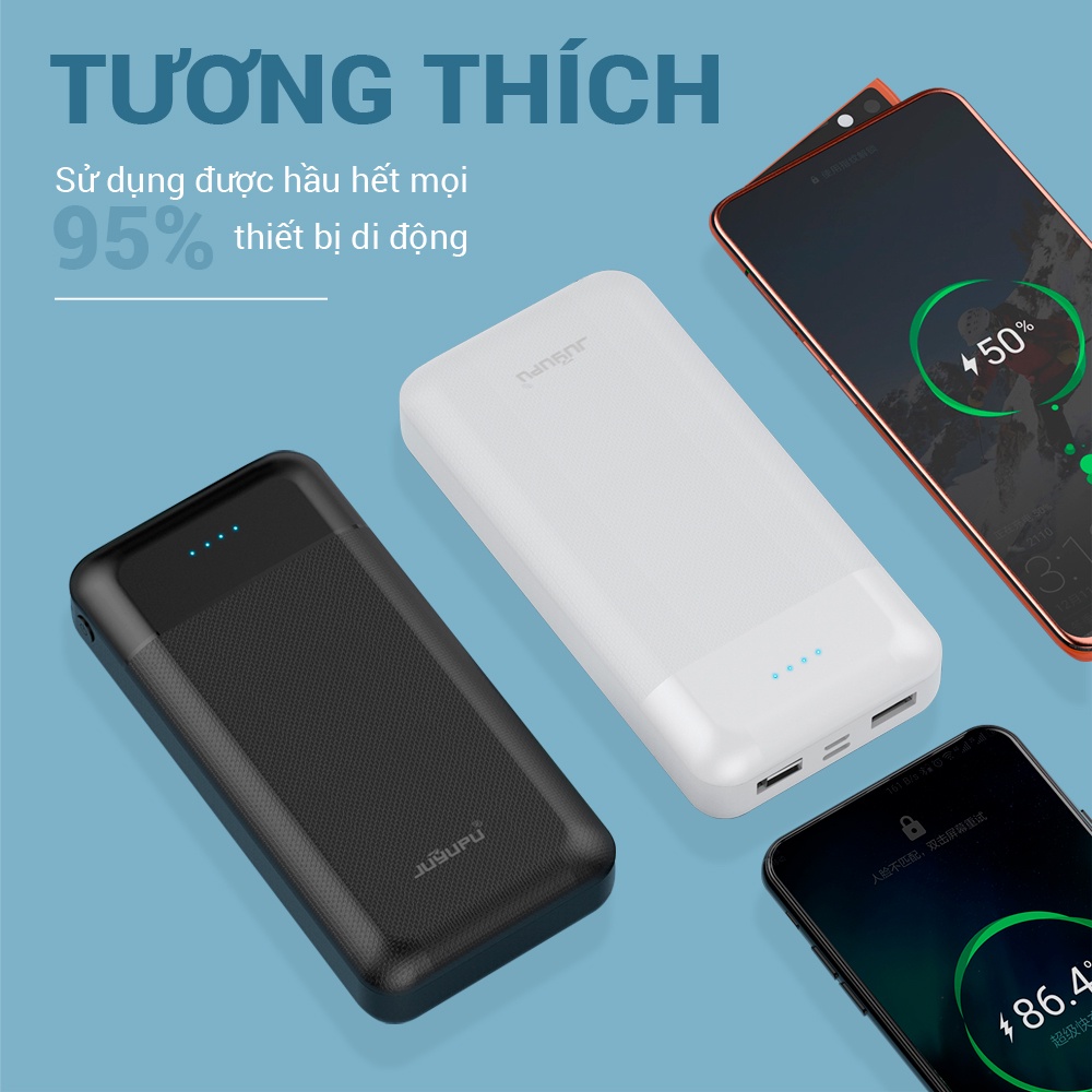 Sạc dự phòng 20000mAh FENGZHI LIFE PX20L kèm giá đỡ điện thoại đèn led hiển thị pin trâu cao cấp