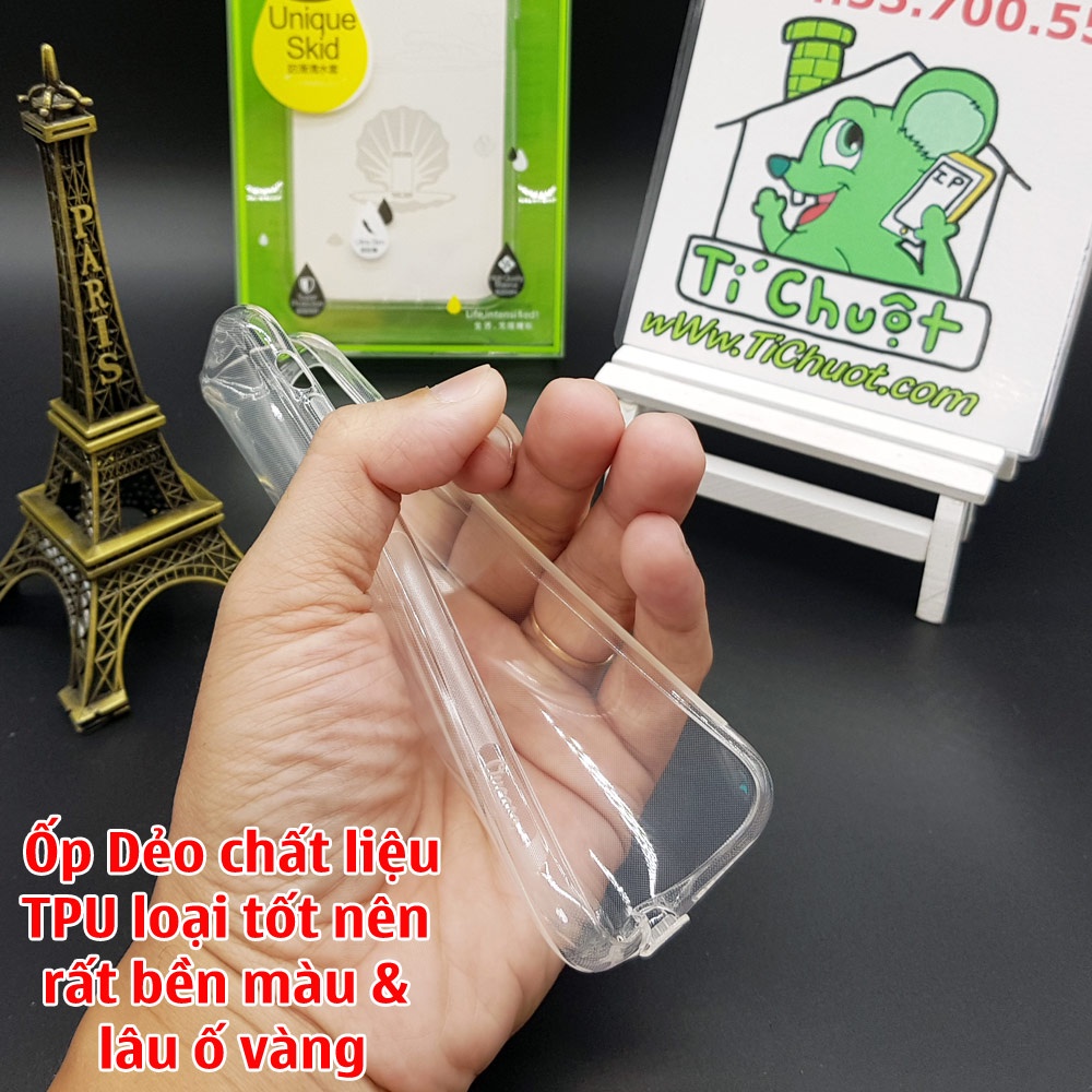[Chính Hãng OUCase-Ảnh Thật ] Ốp lưng iPhone 6, iP 6s Dẻo Trong Suốt Loại Xịn