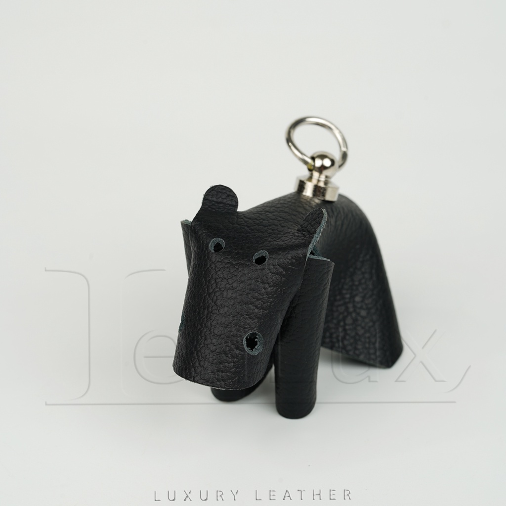 Móc Khóa Trang Trí Da Thật Hình Con Dê LEALUX GOAT KEYCHAIN
