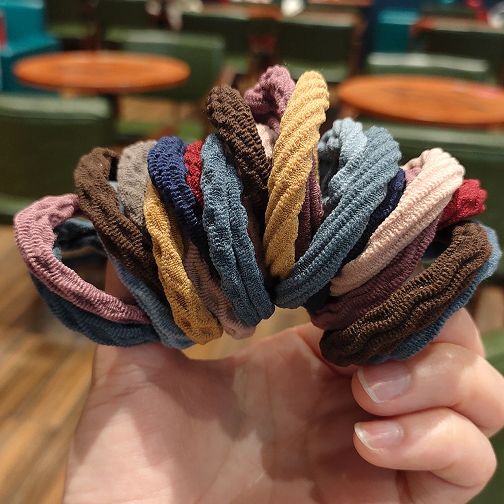 Dây cột tóc vải thun nhiều màu dễ thương CT117