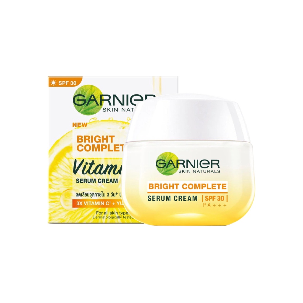 Kem dưỡng serum làm sáng da Garnier Bright Complete Vitamin C Serum Cream SPF30 50ml