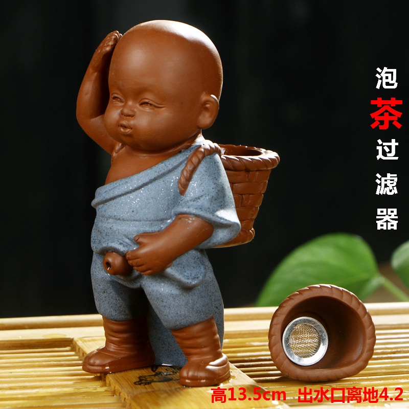 Hàng Chính Hãng Có Sẵn / Bộ Lọc Trà Cát Tím Nhỏ Nhắn Sáng Tạo Hình Búp Bê Voi Phun Nước Gốm Sứ Thủ Công Mỹ Nghệ Mới Bán Trực Tiếp Từ Nhà Máy kwf