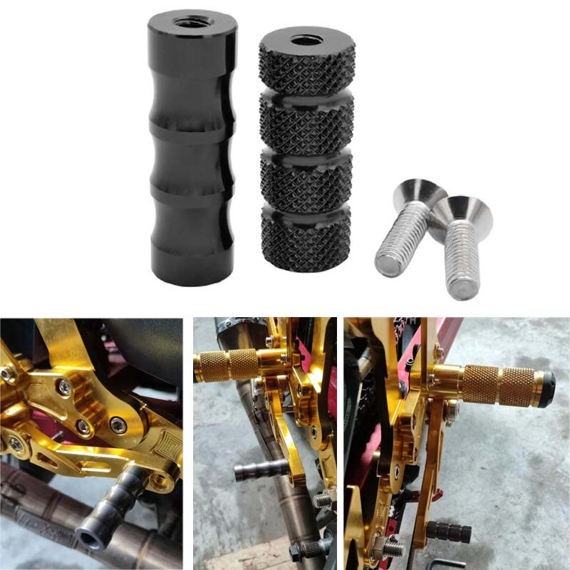 Bộ Bàn Đạp Chân Thắng CNC 6mm Cho Yamaha YZF R25 R1 R6 R3 R15 V3 MT FZ 07