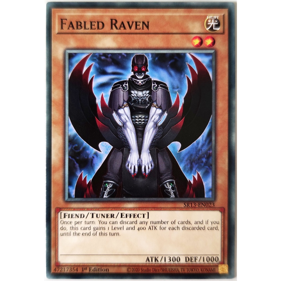 [Thẻ Yugioh] Fabled Raven |EN| Common