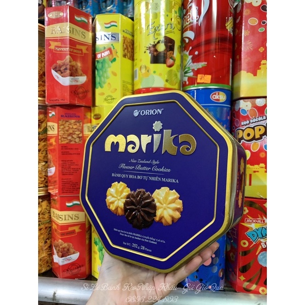 Bánh Quy Marika Bơ Hộp Thiếc- Quà tặng, quà biếu