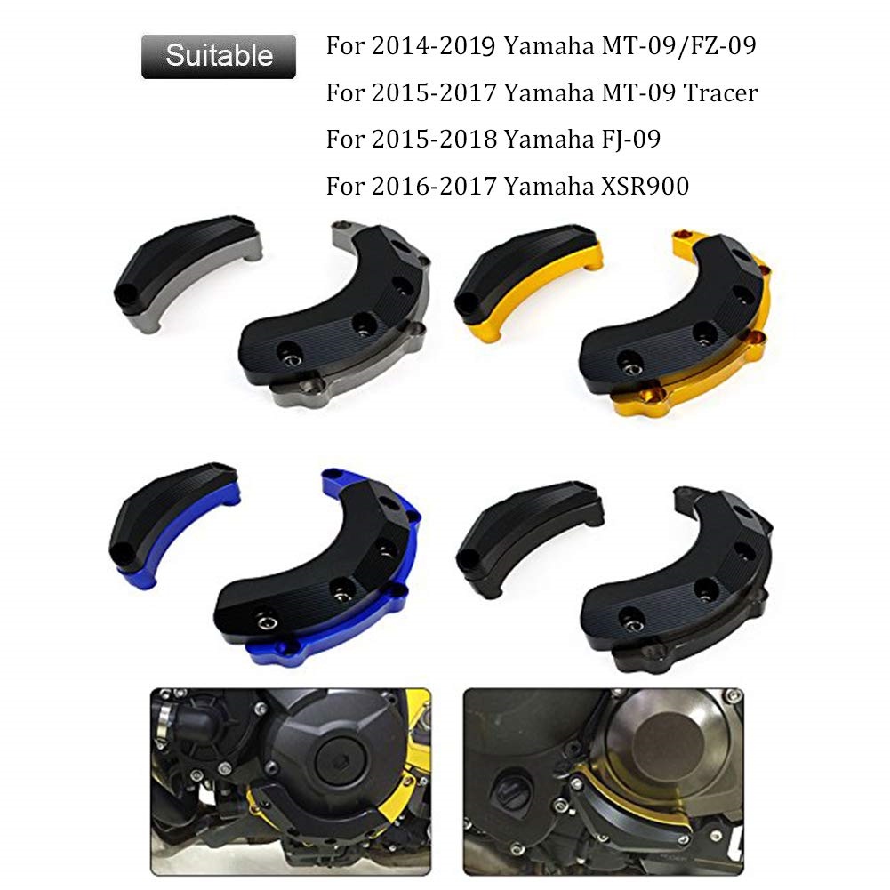 Bộ Phụ Kiện Bảo Vệ Động Cơ Trượt Cho YAMAHA MT09 MT-09 FJ-09 MT09 SP Tracer 900 XSR900 2014 2015 201