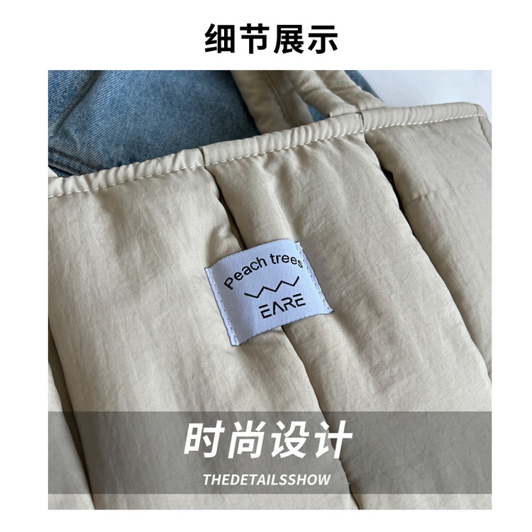 Túi Xách JASMIN NOIR Đeo Chéo Chất Liệu Cotton Thiết Kế Đơn Giản Cho Nữ